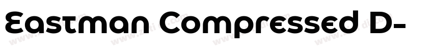 Eastman Compressed D字体转换